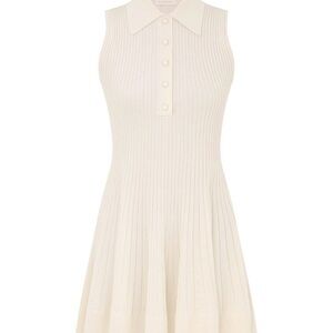 Zimmermann Cream Collared Mini Dress Size 2 NWOT
